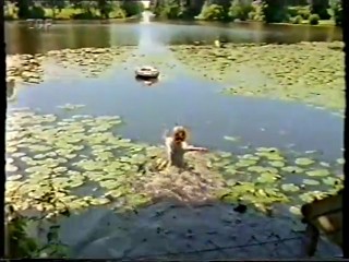 ZDF - Woman walking into pond to save child