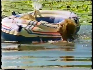 ZDF - Woman walking into pond to save child