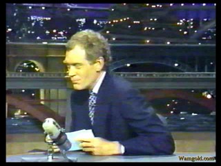 David Letterman Show - vintage wetlook clip