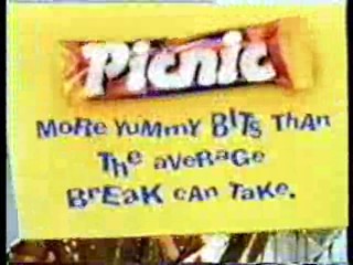 Cadbury's Picnic commercial,  Little House on the Prairie, The Harry Enfield Show