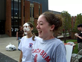 Pies in the face