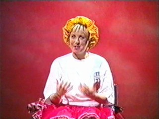 Sarah Greene Gunged on Comic Relief 1991