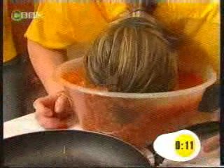 A Mum gets Covered in Baked Beans