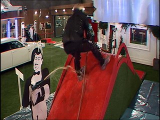 Celebrity Big Brother - Red Carpet Obstacle Course - Clip 3/6