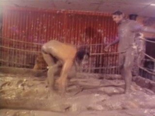 mud wrestling from This Is America, clip 1