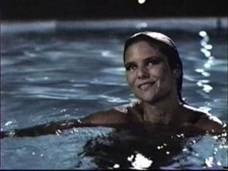Christy Brinkley in the pool