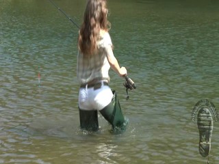 Wet fun fishing