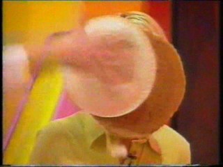 Three British TV pie clips