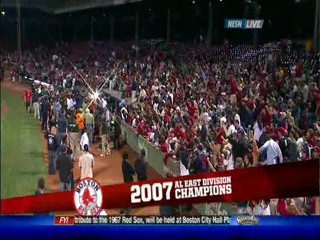 Baseball championship celebration