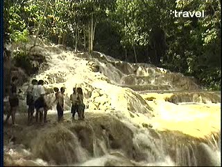 Dunn's River Falls in Jamaica