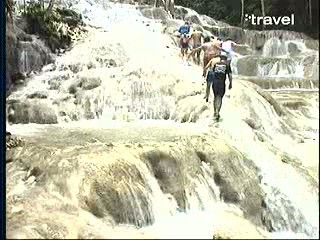 Dunn's River Falls in Jamaica