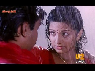 Rambha in the rain