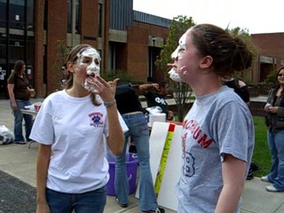 Pies in the face