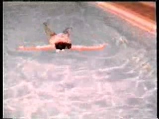 Teresa May in the pool