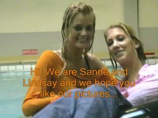 Wetclothinggirls Lindsay and Sanne