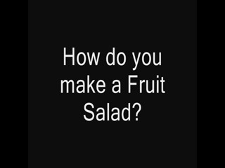 Fruit salad promo