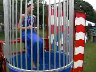Miss Frederick's dunking 