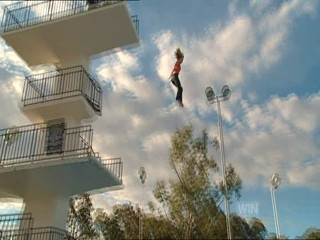 Livinia Nixon pool jump