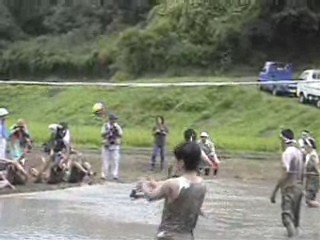 Japanese Mud volleyball