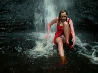 Wetmar at a Welsh waterfall