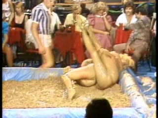 Mud wrestling